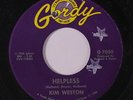 KIM WESTON: Helpless / A Love Like Yours 45 (co, wol) rare Soul