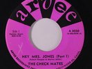 CHECK MATES: Hey Mrs. Jones / Part 2 45 (almost M-, xol) rare Soul