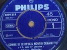 JOHNNY HALLYDAY COMME SI JE DEVAIS MOURIR DEMAIN / HELLO U.S. 7