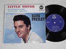 ELVIS PRESLEY Rare French France EP LITTLE SISTER 86.304 Petit trou Solid center