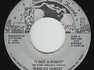Modern Soul Gospel 45 - Sons Of Christ - I Got A Right - Small World - mp3