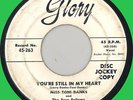 TONI BANKS & FOUR FELLOWS You're Still in My Heart 45rpm Glory 1957