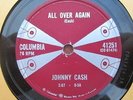JOHNNY CASH 78 RPM  ALL OVER AGAIN / WHAT DO I CARE 1958 Canada Rockabilly RARE