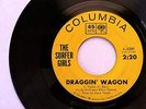 RARE SURF 45 - THE SURFER GIRLS - DRAGGIN WAGON / ONE BOY TELLS ANOTHER