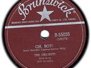 BUDDY HOLLY & CRICKETS 1957 R&R 78 Oh, Boy/Not Fade Away (Strong playing E-)