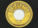 RARE Rockabilly Wade & Dick 'Bop Bop Baby' 1957 Original SUN Label 45 Mint-
