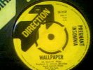 PREGNANT INSOMNIA Wallpaper VERY RARE ORIGINAL 1967 UK PSYCH 45 + SLEEVE EX