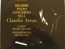 SAX 2387 B/s Orig 1st BRAHMS piano concerto no. 1 CLAUDIO ARRAU - GIULINI PO NM