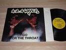 S.A. SAN ANTONIO SLAYER LP - GO FOR THE THROAT / 1988 PRIVATE METAL in NM - RARE