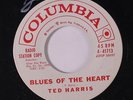TED HARRIS: Blues Of The Heart / God Must Have My Fortune Laid Away 45 (dj) rar