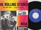 ROLLING STONES * Not Fade Away * 1964 HOLLAND 45 * Exclusive PS * 60's BEAT MOD