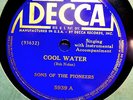 SONS OF THE PIONEERS DE 5939 COOL WATER
