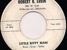 Robert B. Ervin - Free To Look Around / Little Bitty Man  rockabilly b/w surf