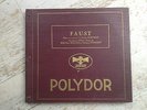 FAUST GOUNOD WOLFF MAEDER WEIGERT 5 RECORDS 78 RPM POLYDOR VERY RARE FRENCH