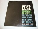 JAZZ- CANNONBALL ADDERLEY- BLUE NOTE LP 1595- SOMETHIN' ELSE- W. 63RD ST.- RVG