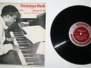 Thelonious Monk Plays with Percy Heath and Art Blakey Prestige LP 189 10