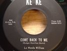 LA WANDA WILLIAM northern soul 45 Come Back To Me/That Handsome Guy   Ke Ke