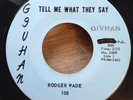 ROGER WADE northern soul 45 Tell Me What They Say/I Want To Know   Givhan r&b