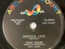 CLINT MILLER 78 Bertha Lou orig ABC 1958 Rockabilly NM #CC 1104