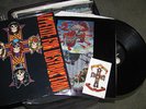 GUNS N ROSES APPETITE FOR DESTRUCTION ORIG RAPE GIRL INNER&RARE DECAL  EX+/NM-