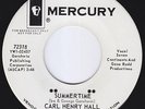 CARL HENRY HALL Summertime RARE northern soul M- 45 popcorn dancer r&b LISTEN