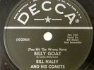 BILL HALEY & His COMETS 78 Billy Goat orig 50's Rockabilly R'n'R #CC 1115
