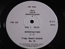 JON ROSE-SOLO VIOLIN IMPROVISATIONS Vol.2-RARE CUSTOM PRESS LP-OZ AVANT JAZZ