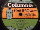 PAUL WHITEMAN   HAPPY FEET / A BENCH IN THE PARK  POTATOHEAD JAZZ 78 BING CROSBY
