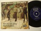 Rolling Stones 45 ,,,,Dandelion/We love you )))) RARE NORWAY 7
