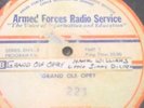 Armed Forces Radio Services Record 223: Grand Ole Opry Hank Williams/J. Dickens