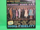 VARIOUS ARTISTS HAP PEEBLES PRESENTS COUNTRY MUSIC USA VG++ VINYL RECORD STARDAY