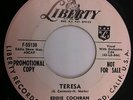 Rockabilly Promo 45 - Eddie Cochran - Pretty Girl/Teresa - Liberty Records
