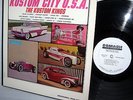 the KUSTOM KINGS Kustom City U.S.A WHITE LABEL PROMO George Barris hot rod LP CC