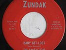 Rare 1965 Garage Classic The Barracudas Baby Get Lost Zundak Records Proto-Punk