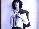 PATTI SMITH HORSES RARE ORIG'75 ARISTA WHITE LABEL PROMO LP w/WHITE LETTER COVER