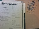 THE WHO LIVE AT LEEDS EX/EX WITH ALL INSERTS. GREAT COPY. FAST FREE DELIVERY