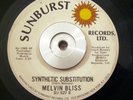 Soul/Funk Breaks 45 Melvin Bliss - Synthetic Substitution/Reward SUNBURST ORIG