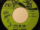 GENE & EDDIE it's no sin RU-JAC northern / sweet soul 45 *Listen*