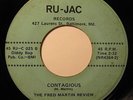 FRED MARTIN REVIEW contagious / i'm the one RU-JAC funk soul 45 *Listen*