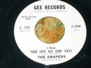 CHICAGO NORTHERN SOUL 45 THE DRAPERS ON GEE 
