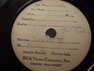 JS BACH:PIANO:DUO PIANO TRANSCRIPTION:VICTOR TEST PRESSING,RCA PLATING  78