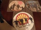 THE BEATLES - 3 LP - PICTURE DISC - A HARD DAY'S NIGHT + 2 HELP - JOHN LENNON