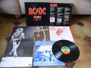 AC/DC, 3 LP Box  High Voltage, Powerage, Dirty Deeds Done Dirt Cheap +Poster