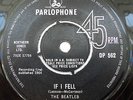 BEATLES If I Fell / Tell Me Why PARLOPHONE DP 562 UK EXPORT (1964) EX- *HEAR IT*