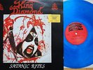 KING DIAMOND SATANIC RITES COLOR VINYL BLUE LIM 076 / 300 MERCYFUL FATE