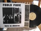 FOOLS FACE - HERE TO OBSERVE PRIVATE POWER POP LP ON BAR-CO SO-16230
