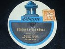 VIOLIN 78 rpm RECORD Odeon XAVIER CUGAT Chanson KORSAKOW Serenata CHAMINADE Rare
