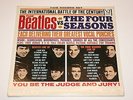 NEW BEATLES VS. FOUR SEASONS LP DX30 Vee-Jay Records Orig. Poster Factory SEALED