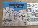 DEEP PURPLE - IN ROCK LP UK 1st A2 B1 Harvest Inner Laminated Prog Psych LOVELY