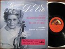Gioconda De Vito. Brahms Violin Concerto. EMI ALP 1104 Red Gold Grooved